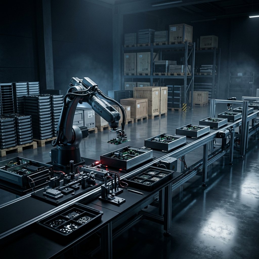 Modern hardware assembly line